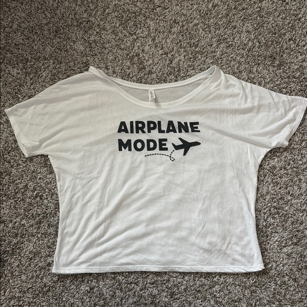 Airplane Mode Tee NWOT